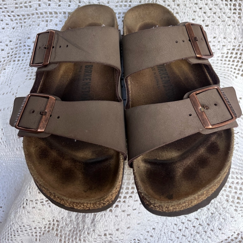Birkenstock Brown Sandals with Buckles